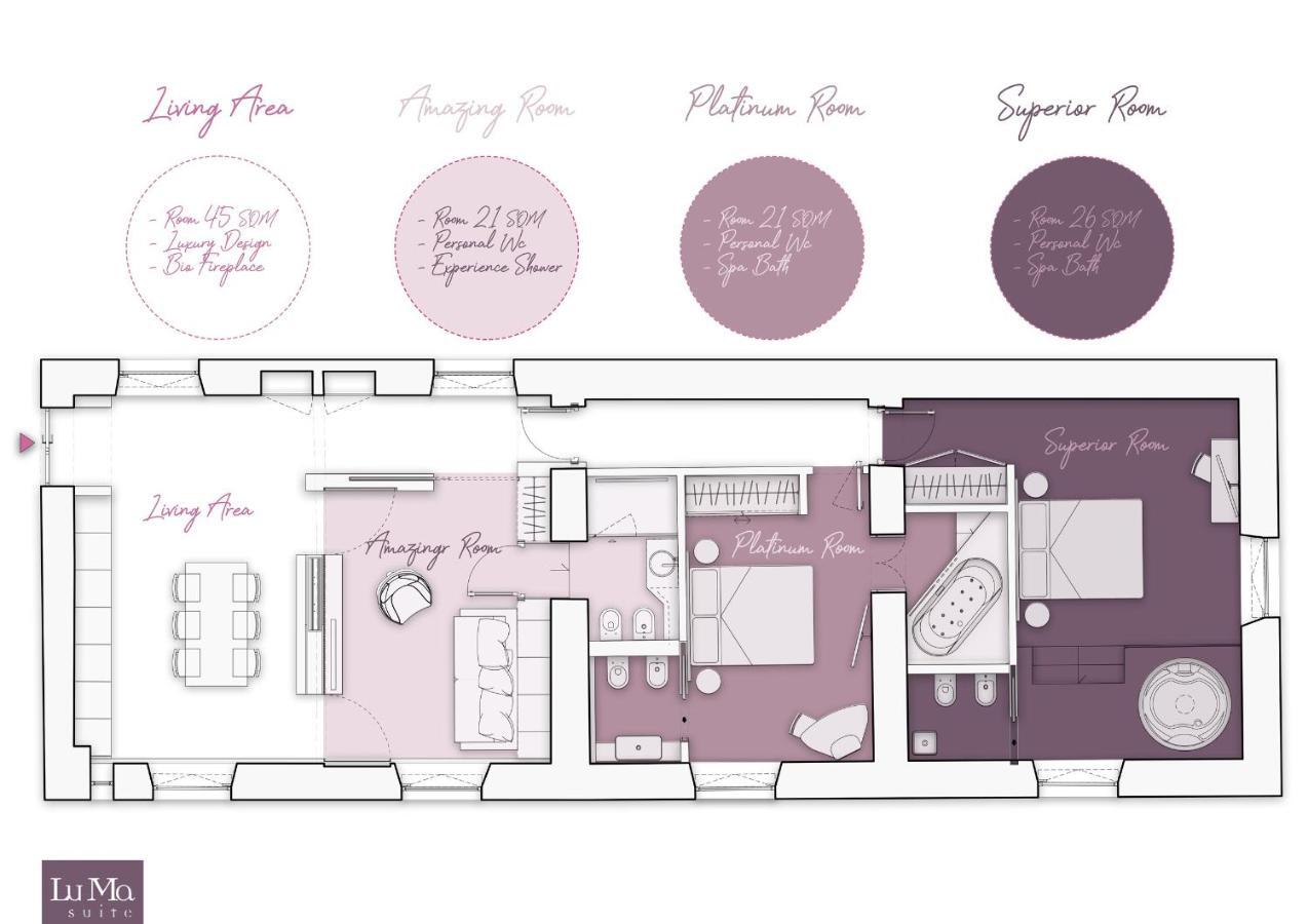 Luma Suite Via Veneto - Your Luxury Style 29 Rom Eksteriør billede